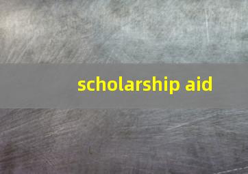 scholarship aid